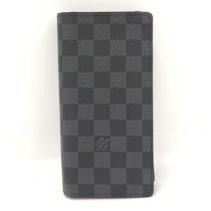 Louis Vuitton Portefeuille Bifold Long Wallet Damier Graphite